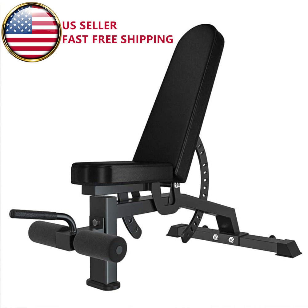 Adjustable Strength Training Bench Press Home Full Body Workout Foldable Weight Benches Gym Multi-functional Fitness Dumbbell Chair