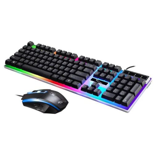 G21 Wired Gaming Keyboard and Mouse Set with Glow