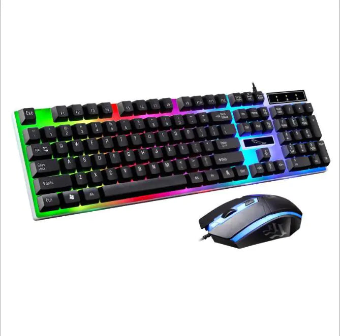 G21 Wired Gaming Keyboard and Mouse Set with Glow